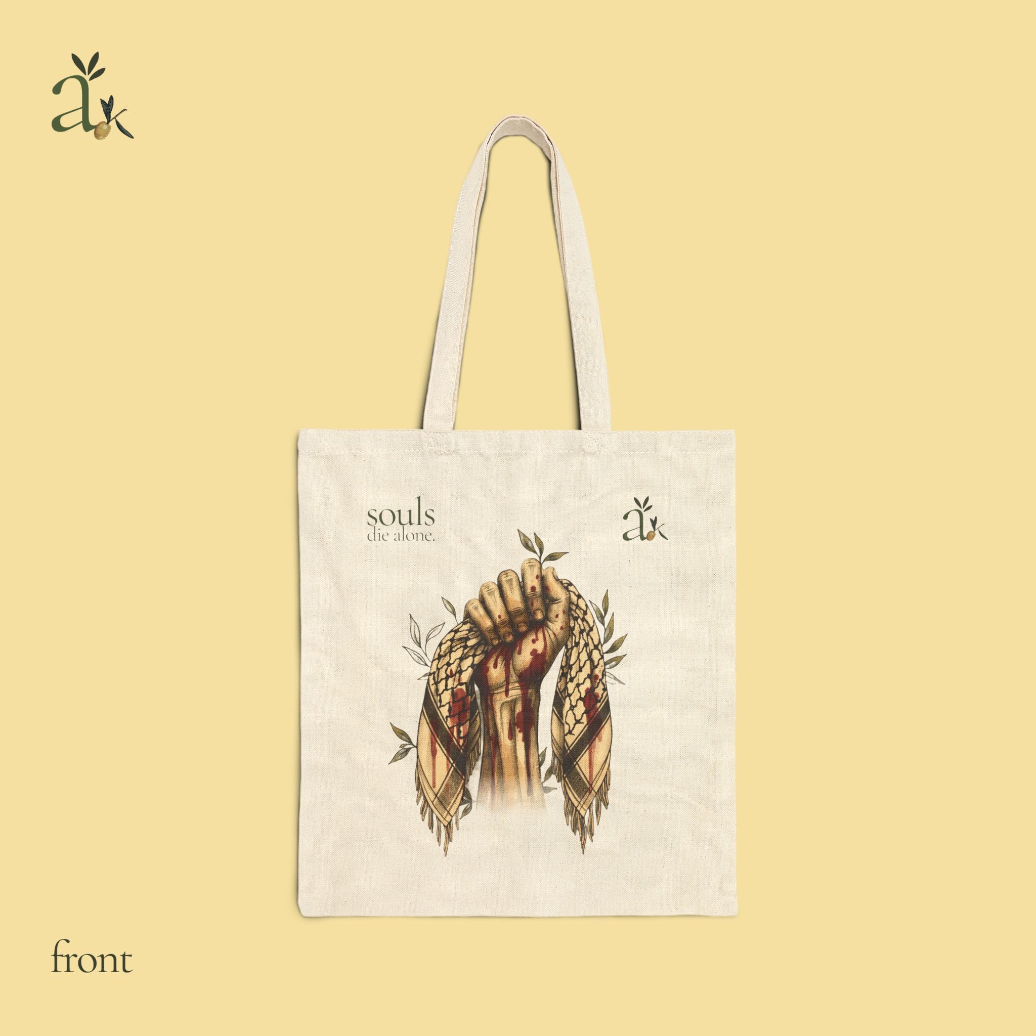 'Souls Are Alone' Tote Bag | Arduna.